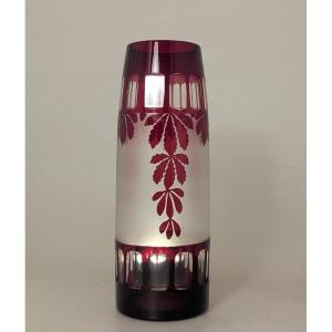 Cut Crystal Vase. 