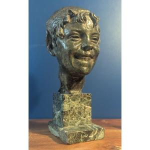 Fauna. Bronze Bust. Germaine Oury-desruelles.