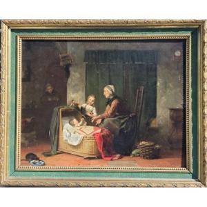 Anthony De Vries.(1841.1872). Dutch School.
