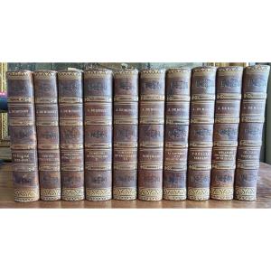 Oeuvres d' Alfred de Musset en 10 volumes. Alphonse Lemerre éditeur.