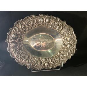 Plat argent massif. Spaulding & co.