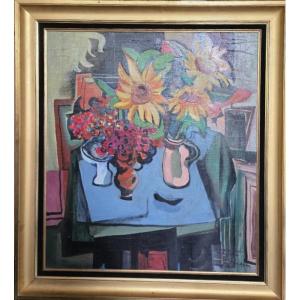 Still Life With Sunflowers. Jan Brychta.