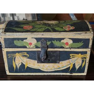 Small Norman Wedding Chest. 19th Century.