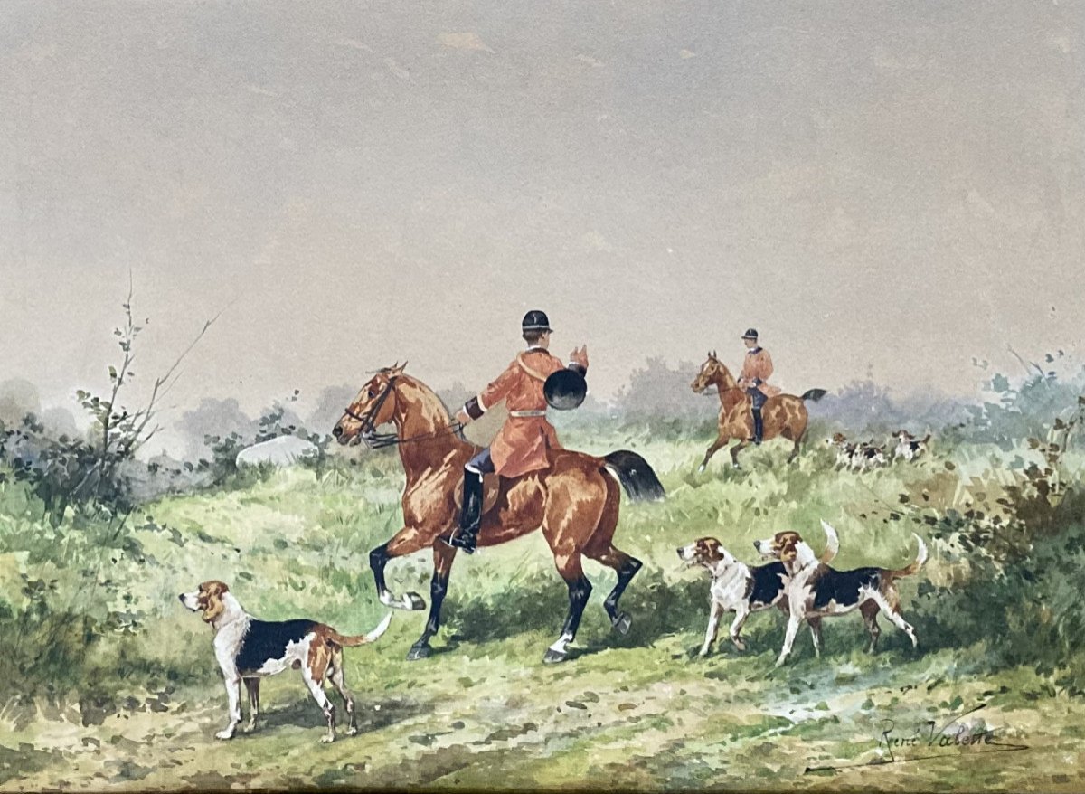 René Valette, Chasse à Courre
