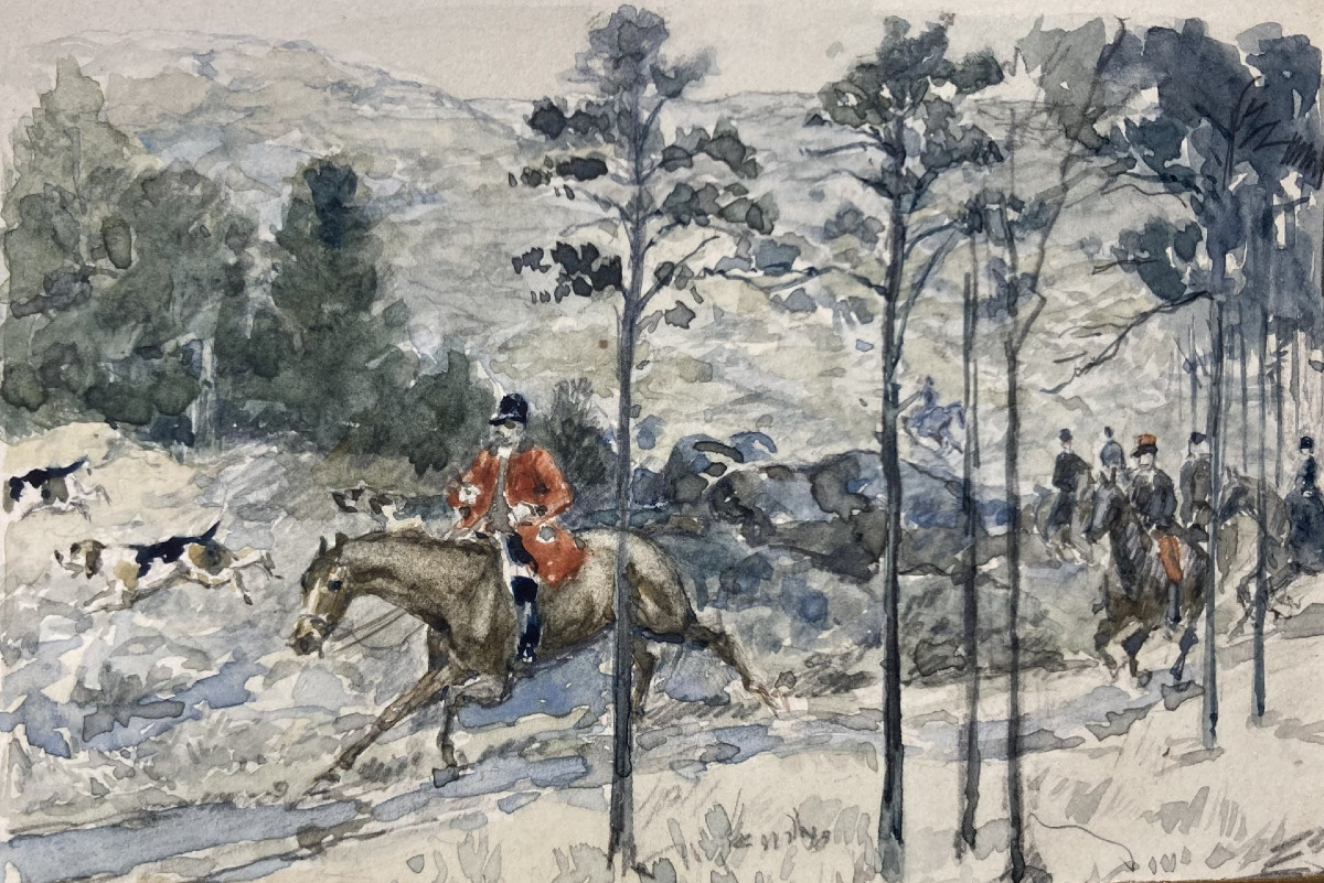 Paul Tavernier, Chasse à courre