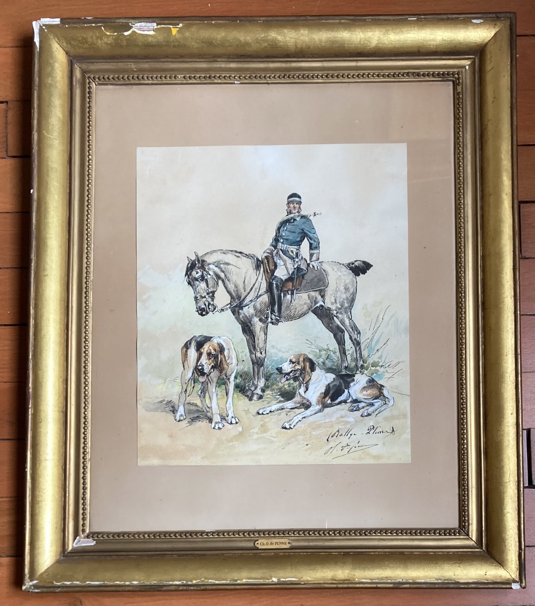 Olivier de Penne, Piqueux et ses chiens-photo-2