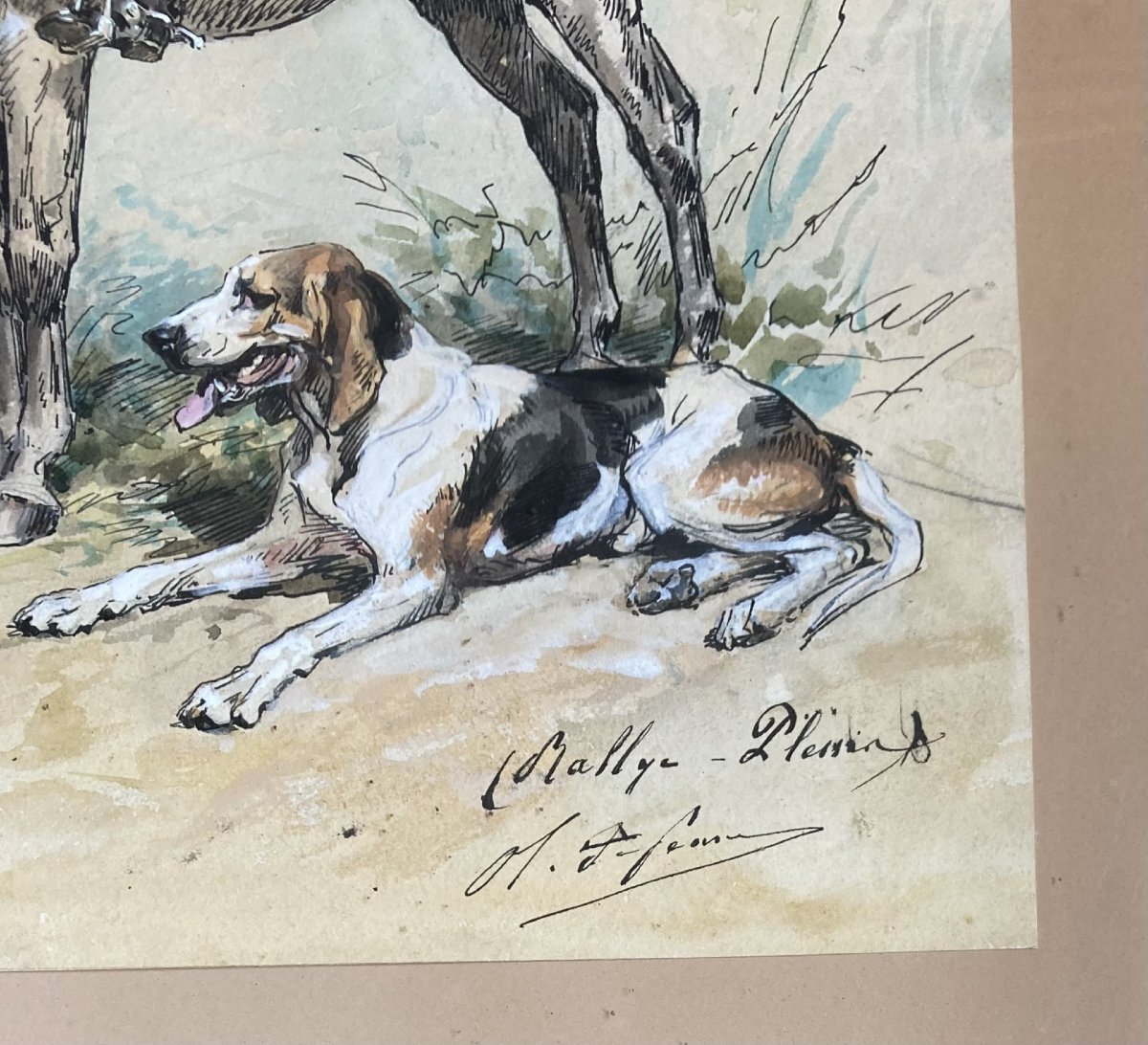 Olivier de Penne, Piqueux et ses chiens-photo-3