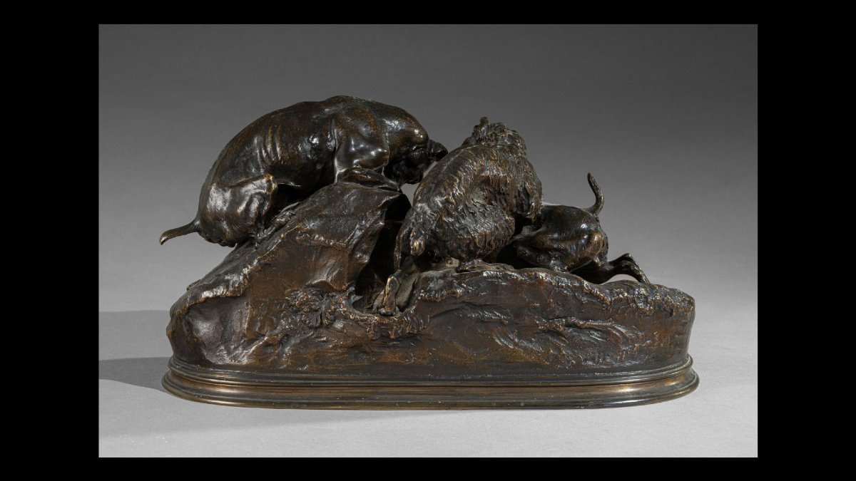 Pierre Jules Mène, Chasse au lapin-photo-3