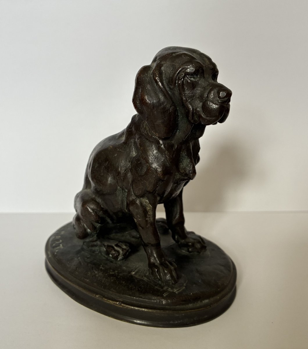 Alfred Jacquemart, *chien Assis*