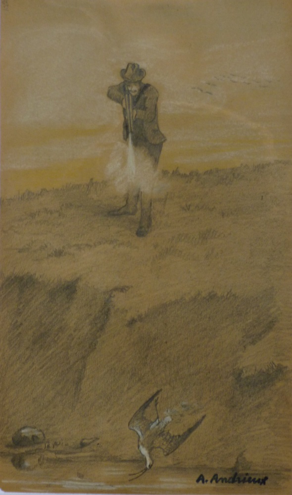 Alfred Andrieux, Chasse à Tir