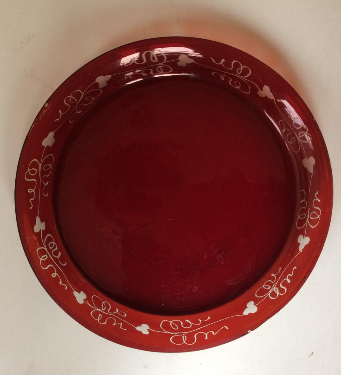 Bohemian Crystal Tray