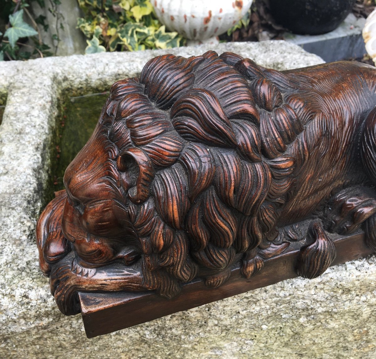 Pair Of Canova Lions-photo-2