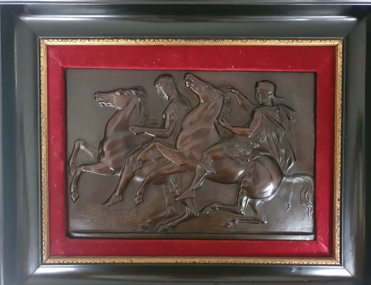 Bronze Bass Relief