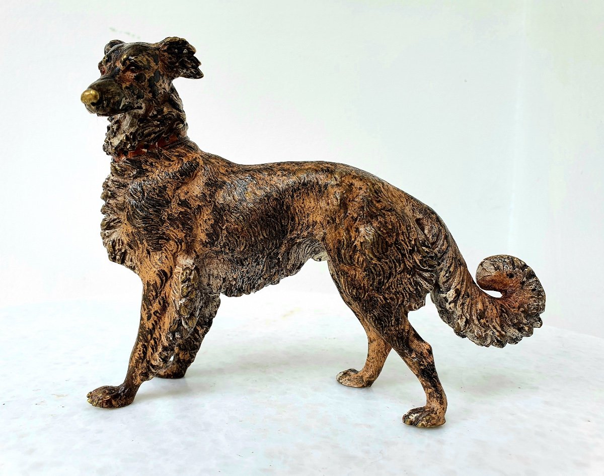Austrian Bronze Borzoi