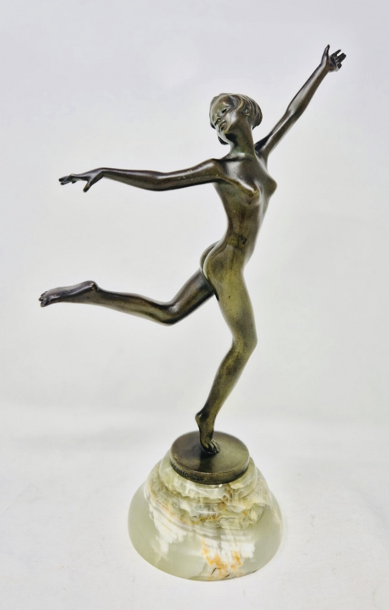 Art Deco Bronze By Lorenzl