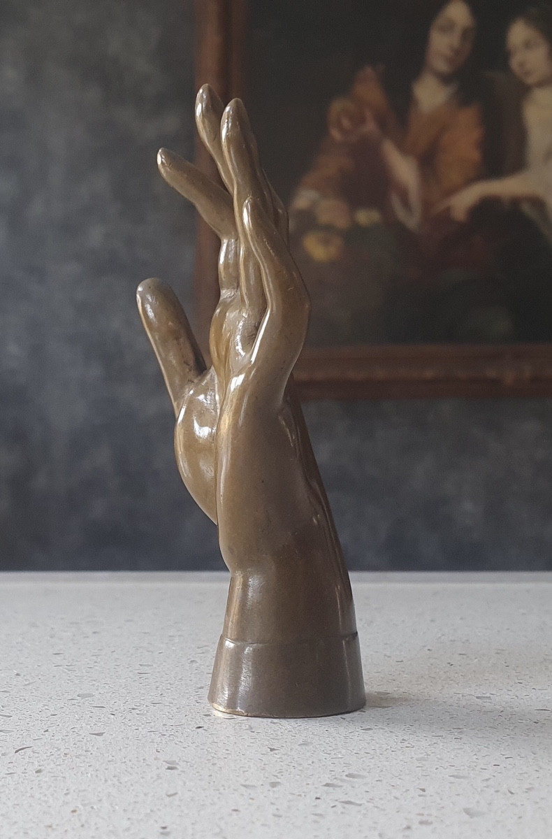 Barbedienne Bronze Hand-photo-2