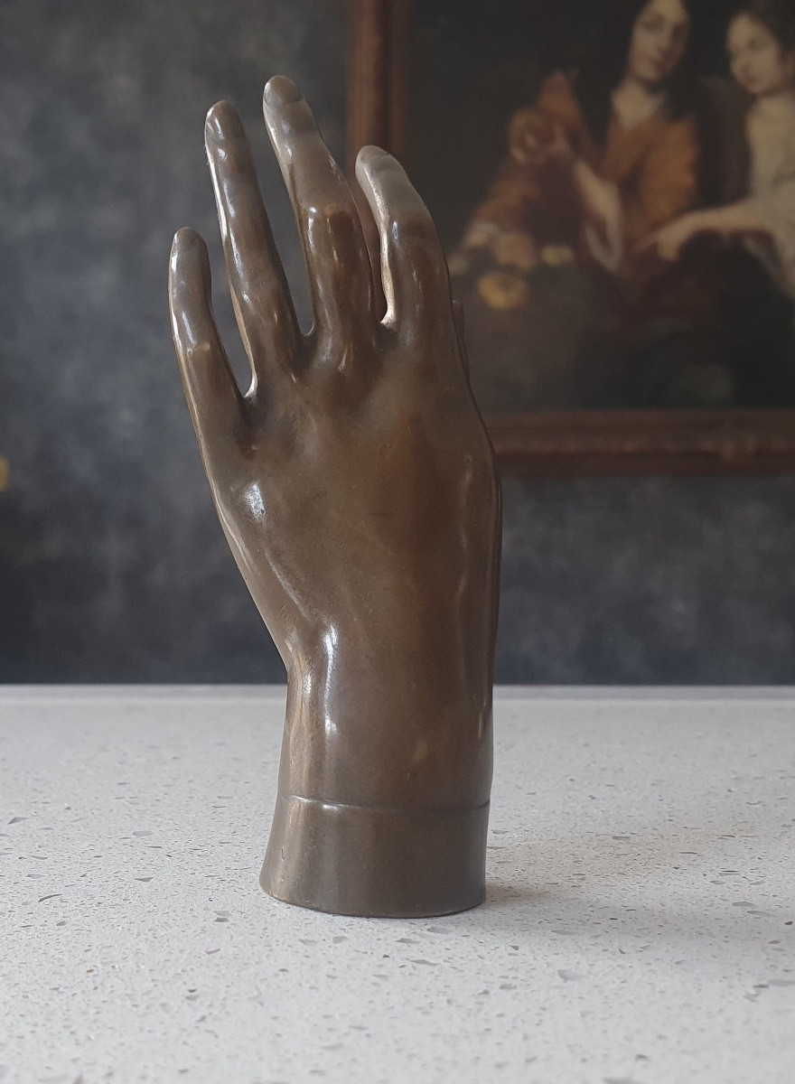 Barbedienne Bronze Hand-photo-4