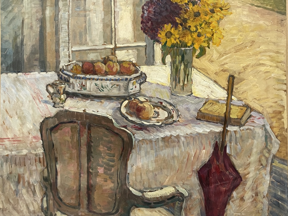 Oil Painting Still Life Signed Ferdinand Olivier (1873-1957)