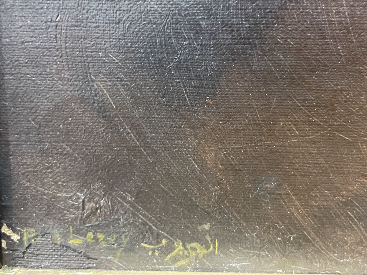 Paul Leroy (1860-1942) Painting “sunset At Siout” 1885-photo-6