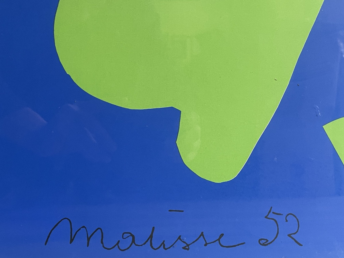 Henri Matisse (1869-1954) The Snail, Lithograph After Matisse, Signed In The Print -photo-2