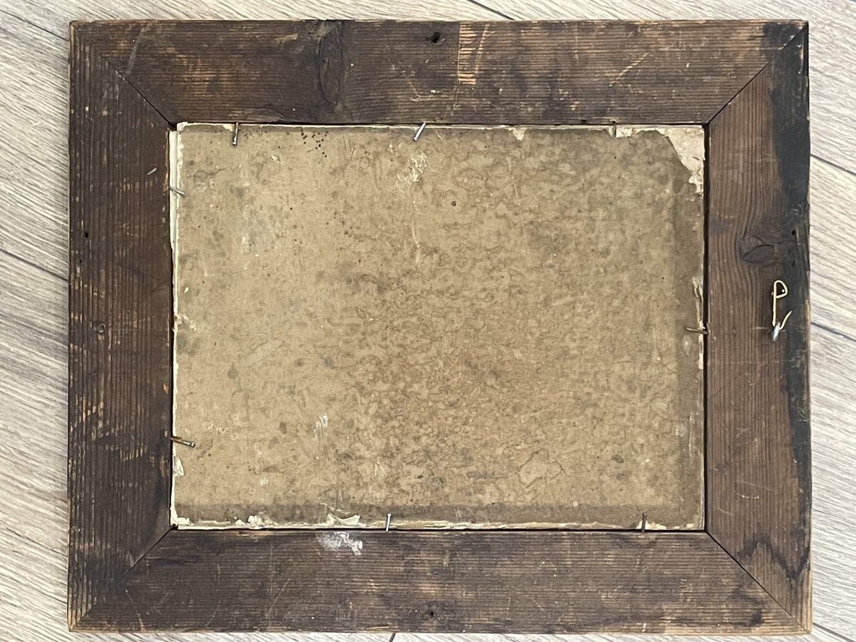 Daniel Jacques ALLONSIUS ( 1923 - 1995) - la fourmi - tableau curiosa, encre sur papier -photo-1