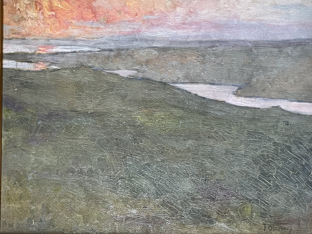 Ferdinand Olivier (1873 - 1957) Sunset In Provence, -photo-3