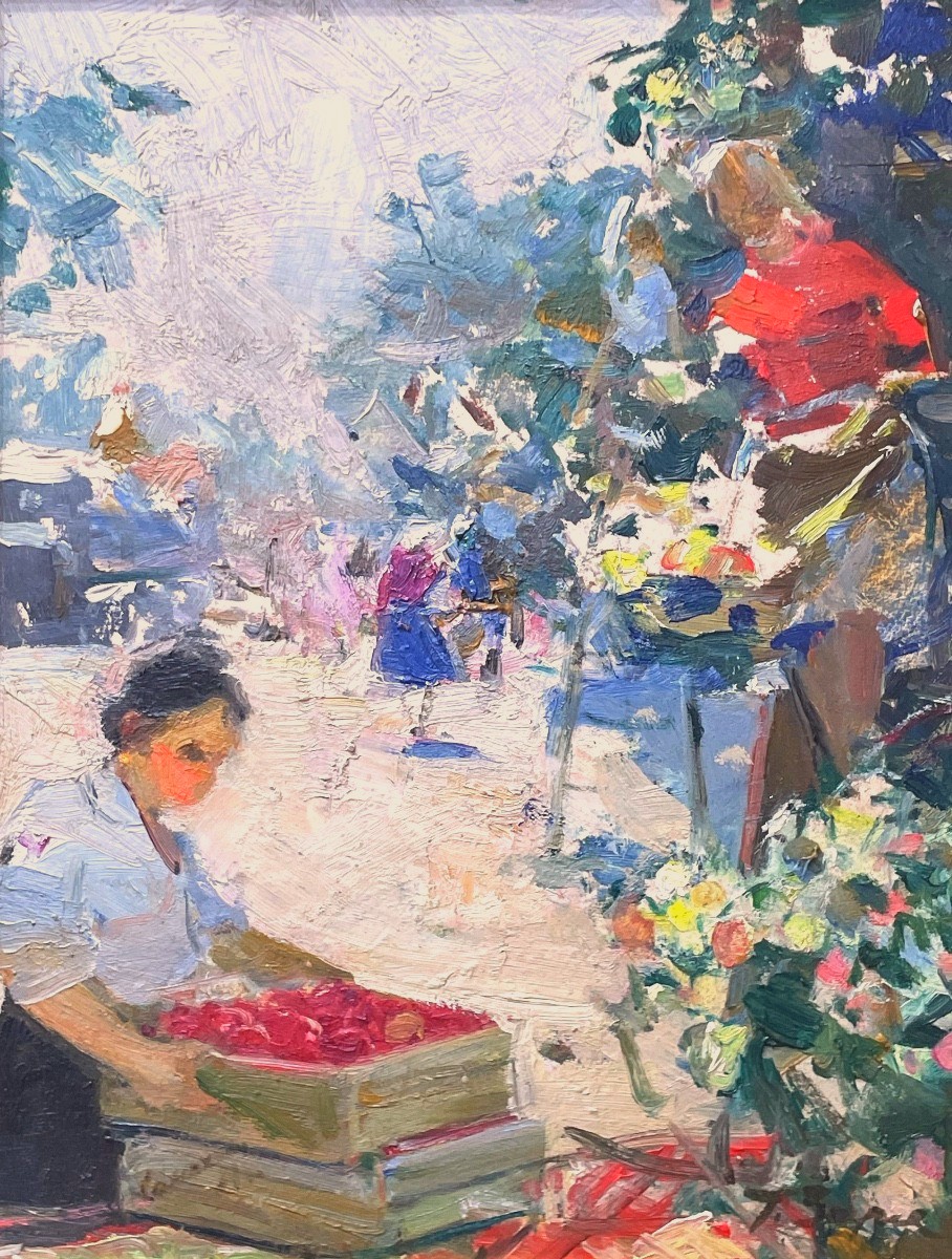 Galina Denisovna Zorya Known As Galina Zoria (1915 - 2002) - Fruit Picking