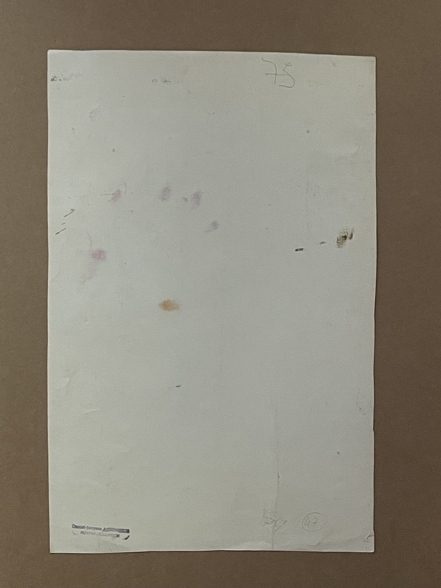 Allonsius Daniel Jacques (1923 - 1995) Portrait, Watercolor On Paper -photo-3