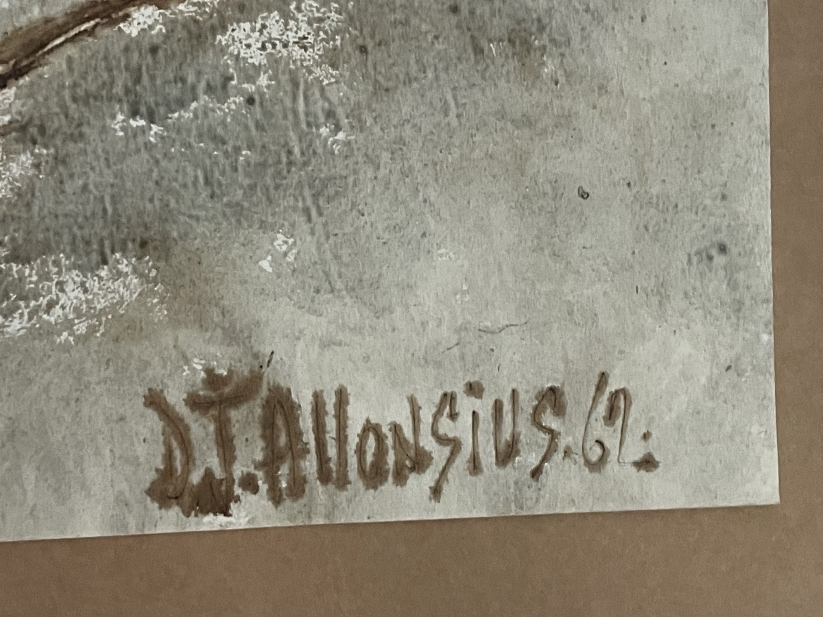 Allonsius Daniel Jacques (1923 - 1995) Saint Pierre Fish, -photo-4