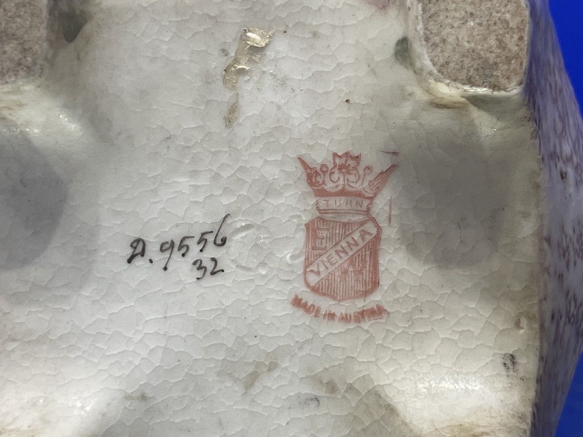 Ernst Wahliss (1836-1900) Owl Vase, Art Nouveau, Late 19th Century -photo-3