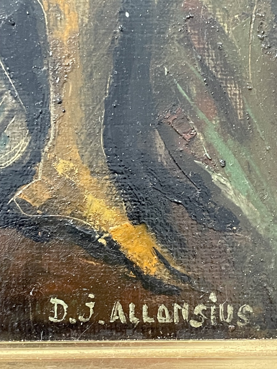 ALLONSIUS Daniel Jacques (1923 - 1995) le joueur de tambour -photo-3