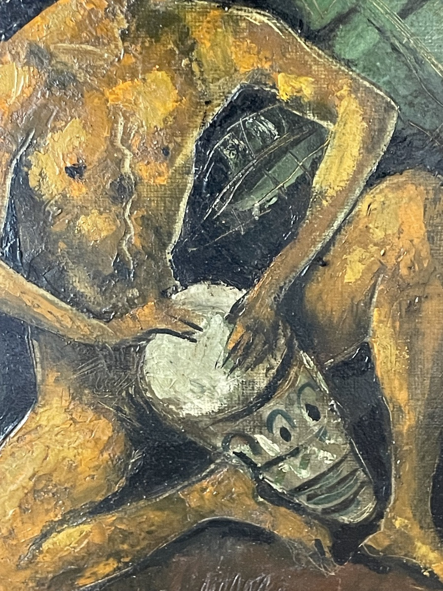 ALLONSIUS Daniel Jacques (1923 - 1995) le joueur de tambour -photo-5