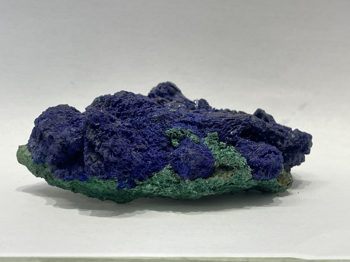 Azurite sur Malachite - Curiosité minérales -photo-2