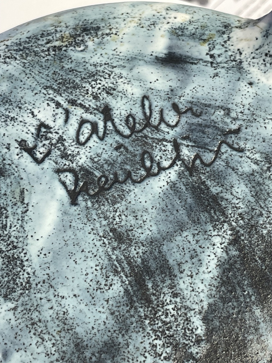 POUCHAIN Jacques ( 1925 - 2005) - L’ Atelier Dieulefit - Pot couvert tripode -photo-4