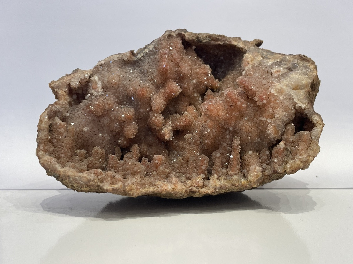 Amethyst And Hematoid Quartz Geode - 1331 Grams -photo-2