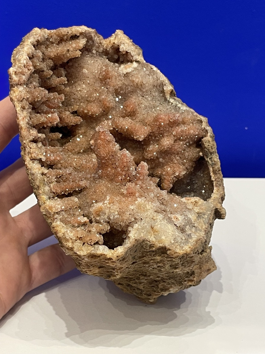 Amethyst And Hematoid Quartz Geode - 1331 Grams -photo-1