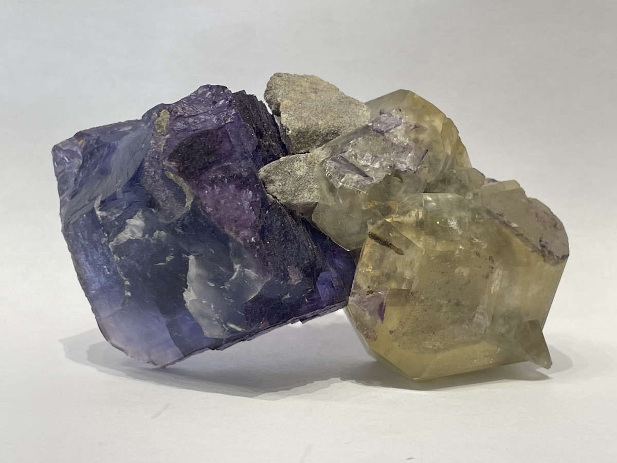 Fluorite And Calcite - Rare Minerals - 351 G-photo-2