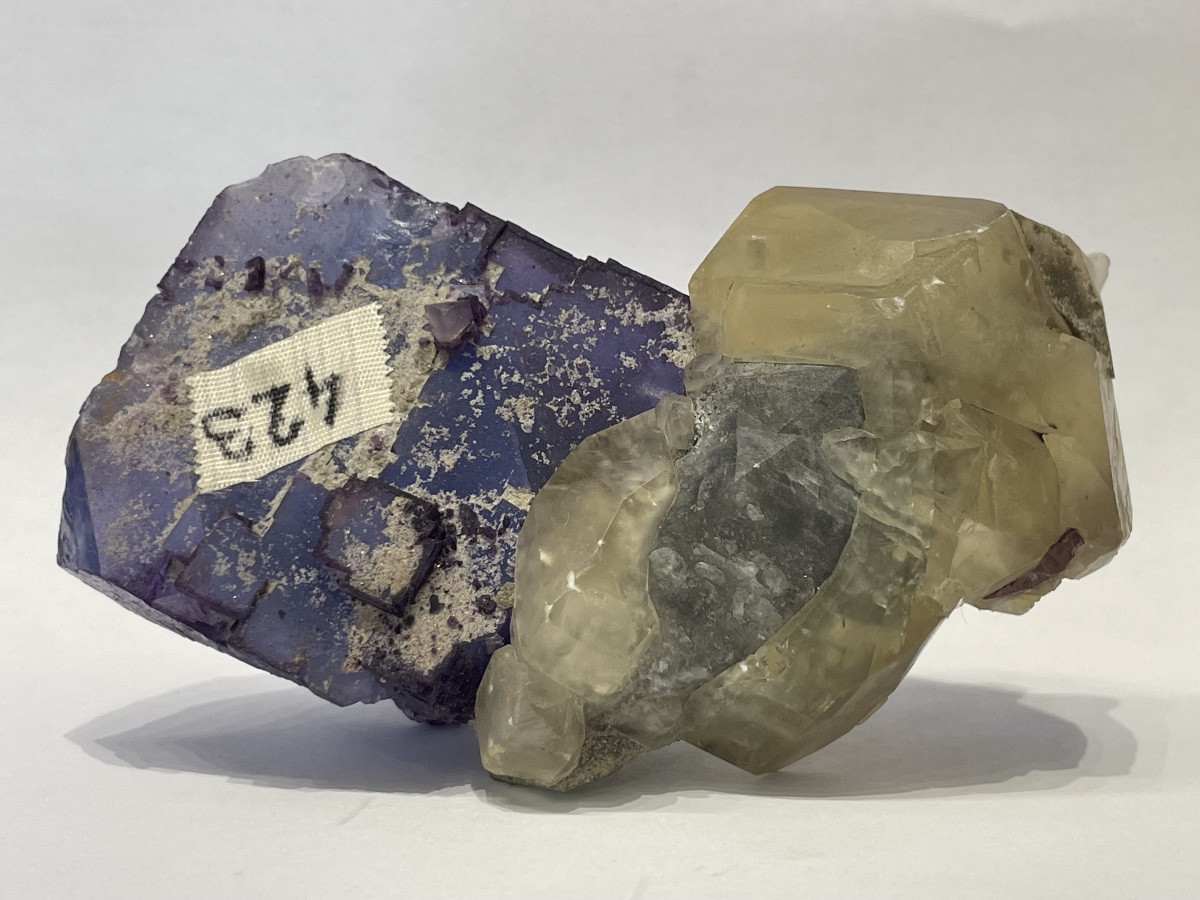 Fluorite And Calcite - Rare Minerals - 351 G-photo-3