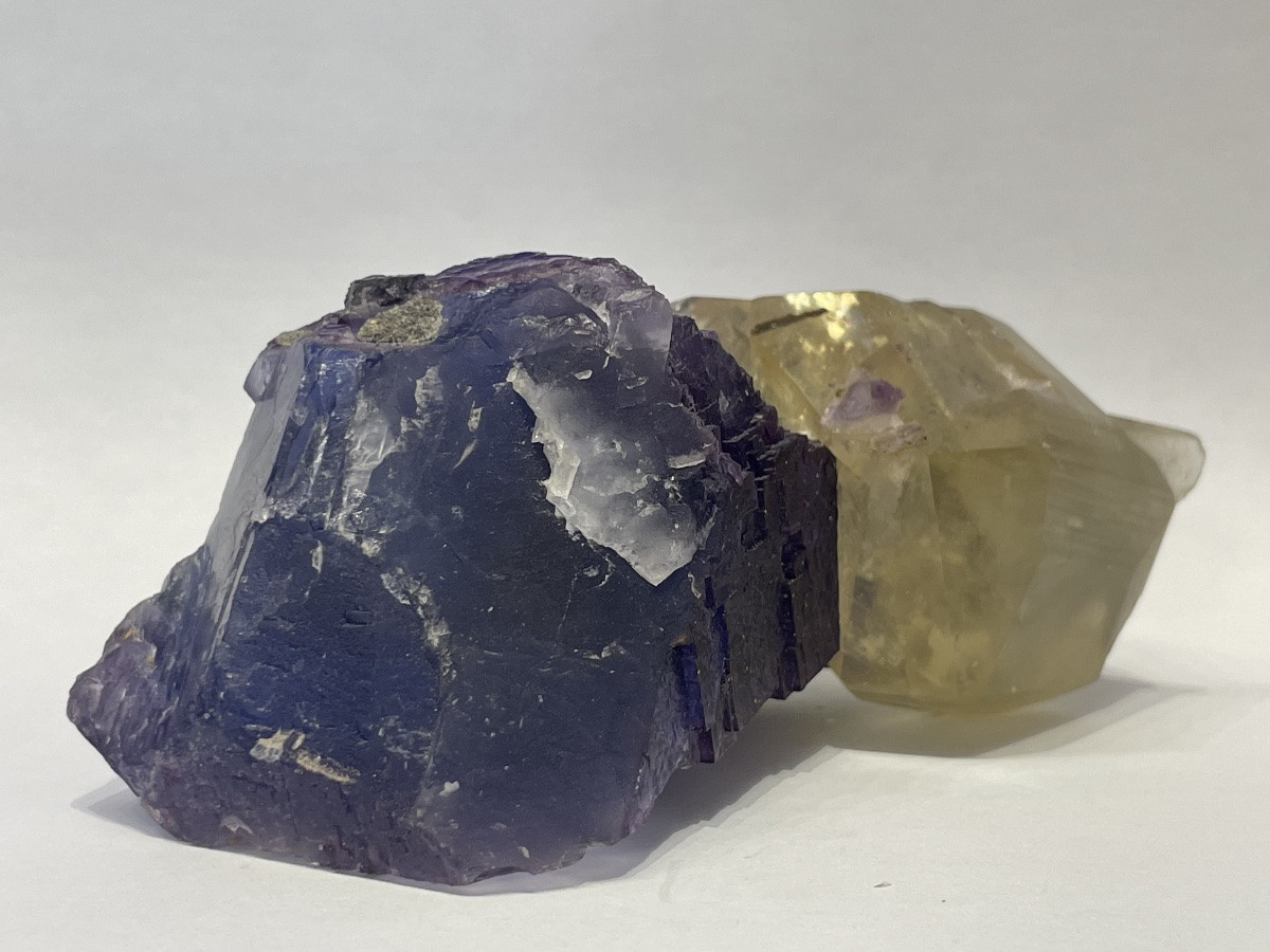 Fluorite And Calcite - Rare Minerals - 351 G-photo-4