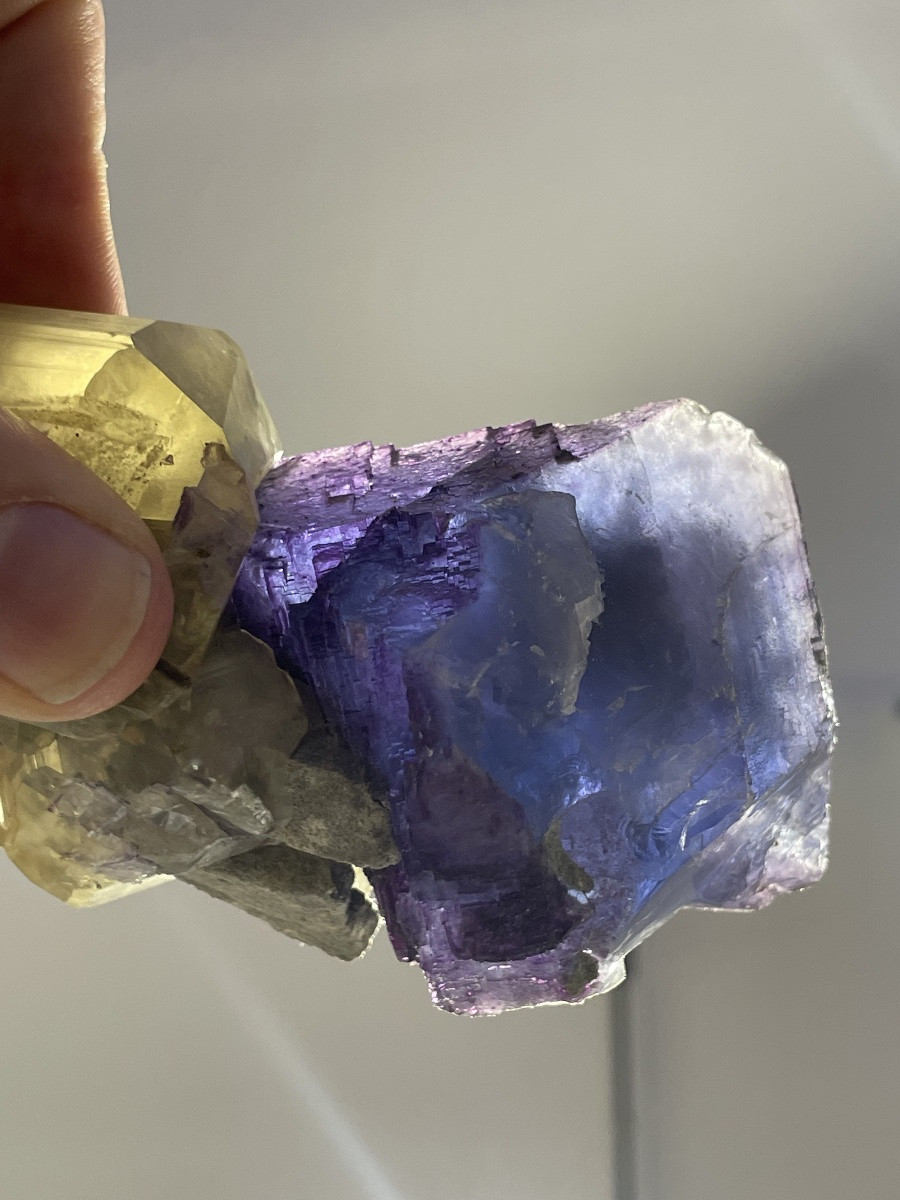 Fluorite And Calcite - Rare Minerals - 351 G-photo-1