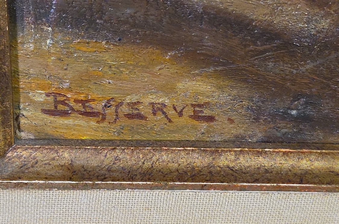 Besserve René Pierre Louis (1883 - 1959) - In Admiration Of The Work Of Art- -photo-2