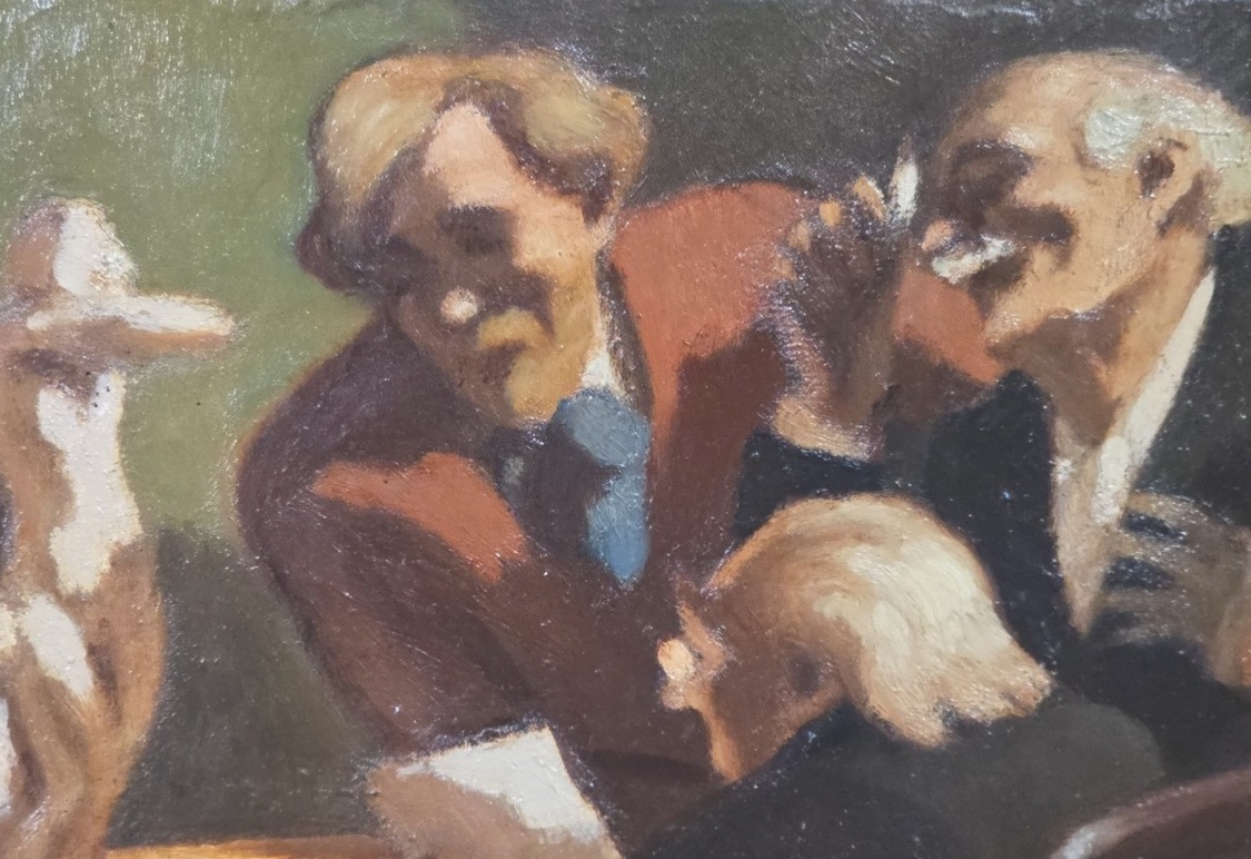 Besserve René Pierre Louis (1883 - 1959) - In Admiration Of The Work Of Art- -photo-3