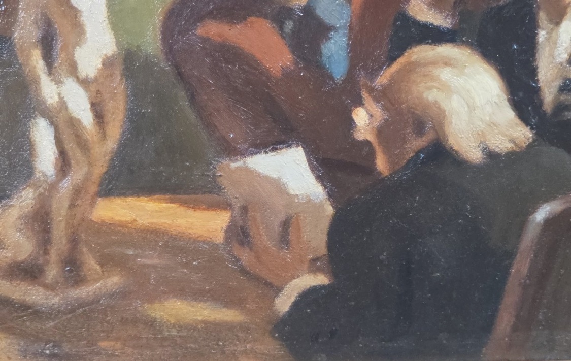 Besserve René Pierre Louis (1883 - 1959) - In Admiration Of The Work Of Art- -photo-4