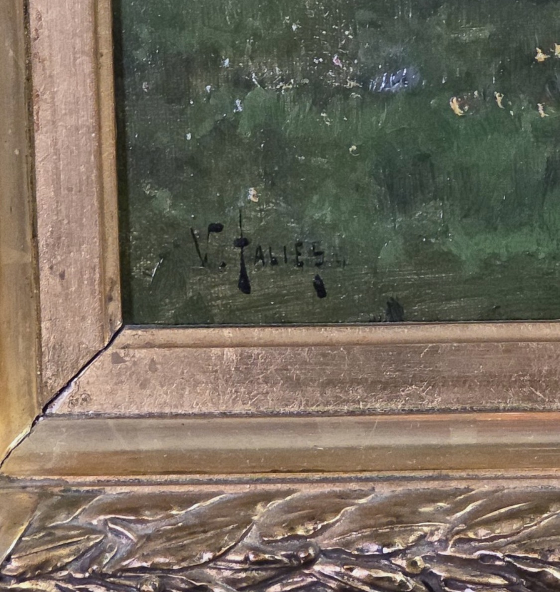 Victor, Jean, Pierre Falies (1849-1901) - Painting: Landscape At Twilight -photo-4