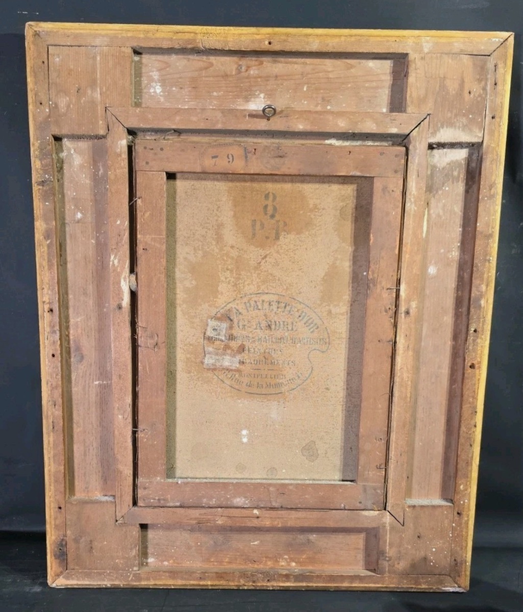 Victor, Jean, Pierre Falies (1849-1901) - Painting: Landscape At Twilight -photo-5