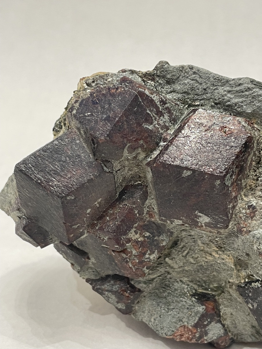 Beautiful Specimen Of Almandine Garnet - Austria Tyrol - Alps -photo-7