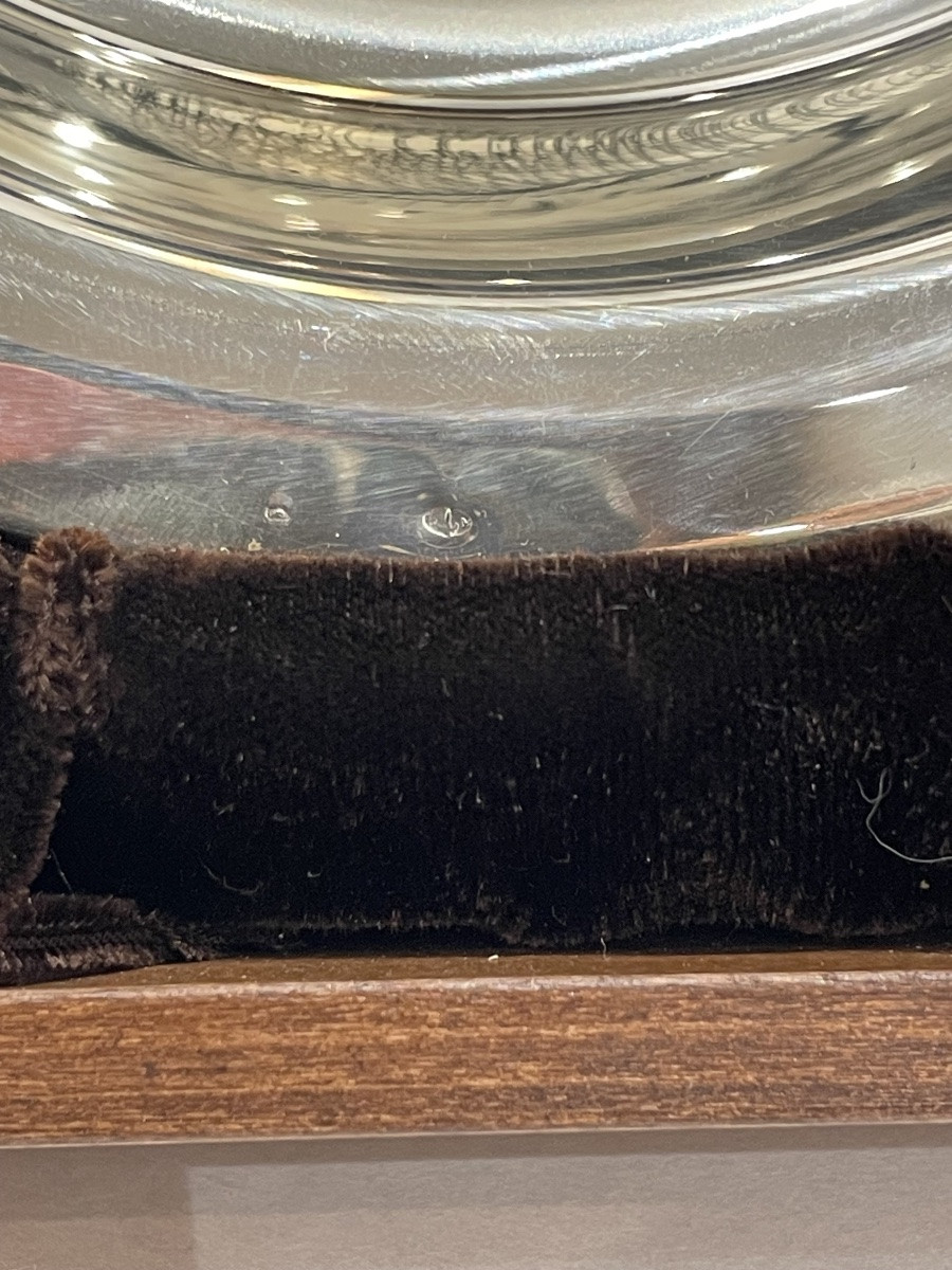 BUFFET Bernard ( 1938 - 1999) - Assiette «  Girafe » en argent premier titre - -photo-2