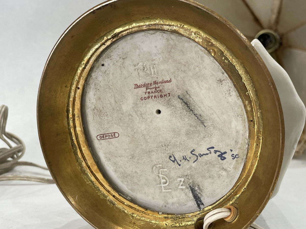 Sandoz édouard Marcel (1891 - 1977) - Pierrot And Columbine - Art Deco Porcelain -photo-2