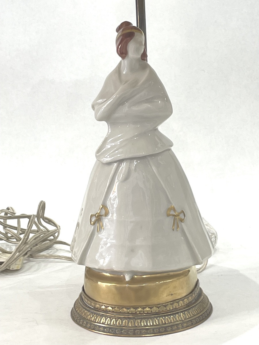 Sandoz édouard Marcel (1891 - 1977) - Pierrot And Columbine - Art Deco Porcelain -photo-5