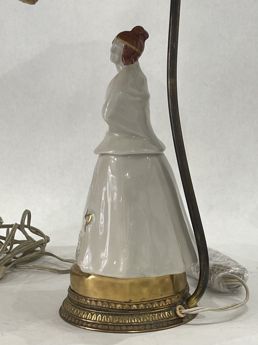 Sandoz édouard Marcel (1891 - 1977) - Pierrot And Columbine - Art Deco Porcelain -photo-6